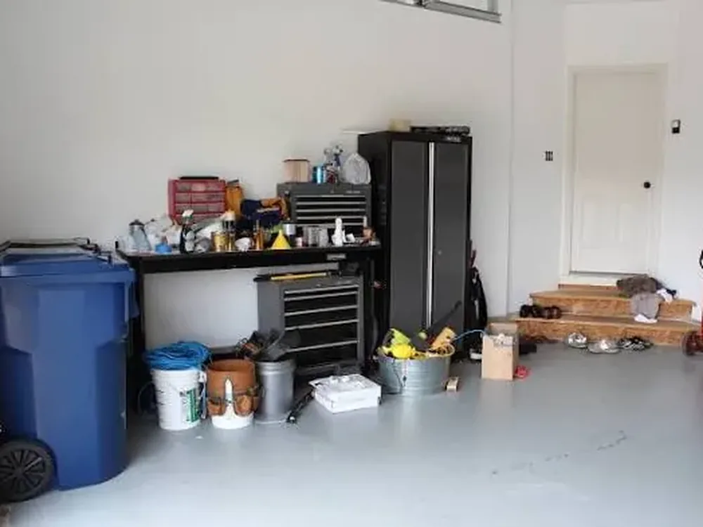 Garage before organization