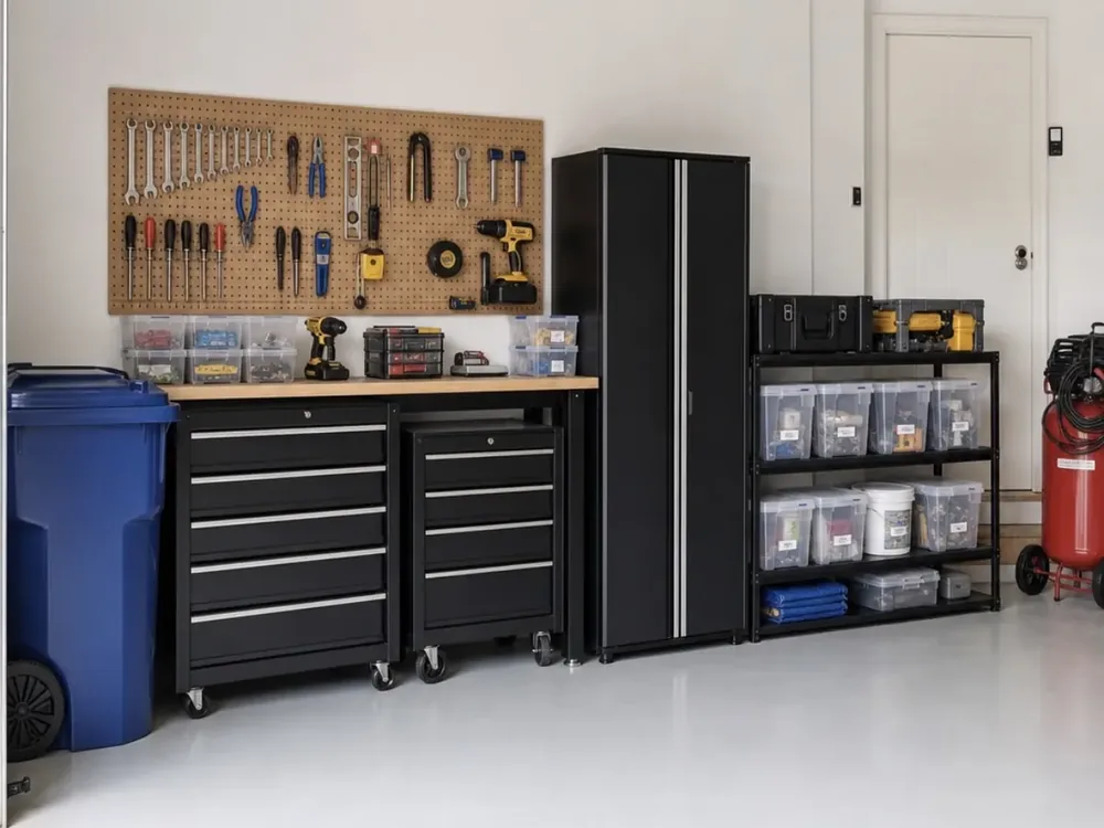 Uncluttrd garage organization vision